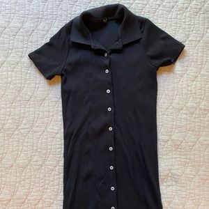 john galt/brandy button up polo dress